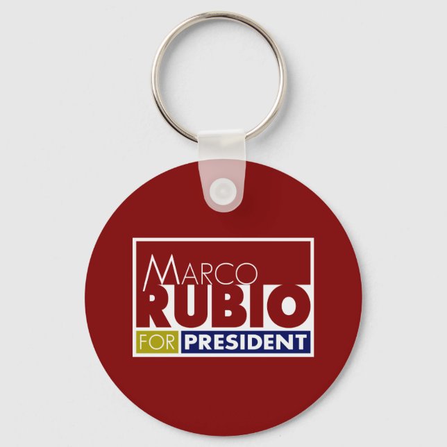 Marco Rubio for President V1 Key Ring (Front)