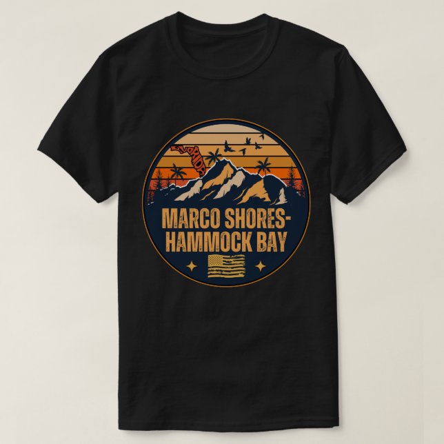 Marco Shores-Hammock Bay, Florida  T-Shirt (Design Front)