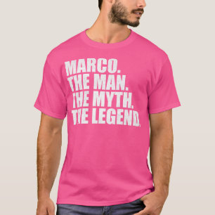 MarcoMarco Name Marco given name T-Shirt