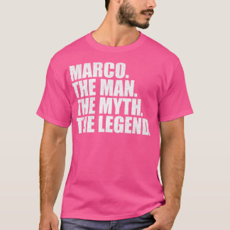 MarcoMarco Name Marco given name T-Shirt