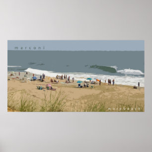 Marconi Beach Poster