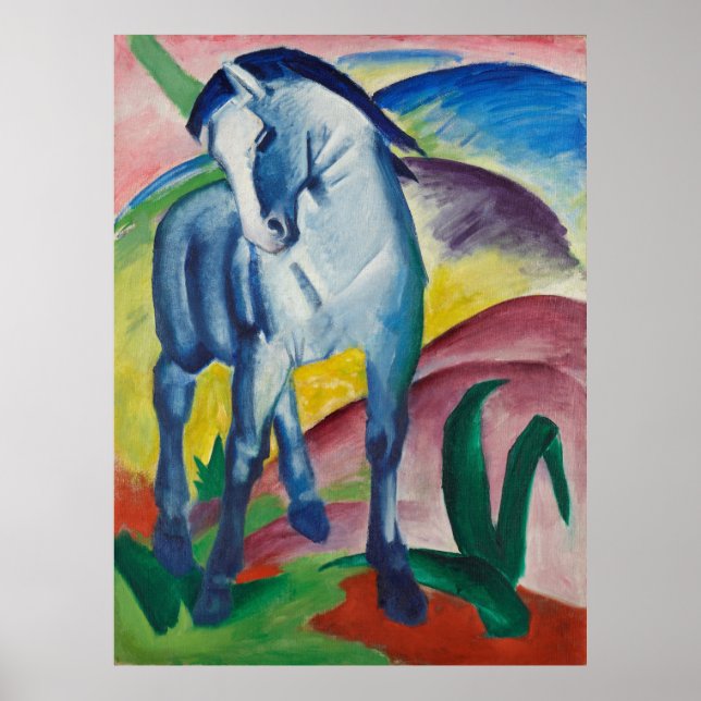 Marc's Blue Horse Poster (Front)