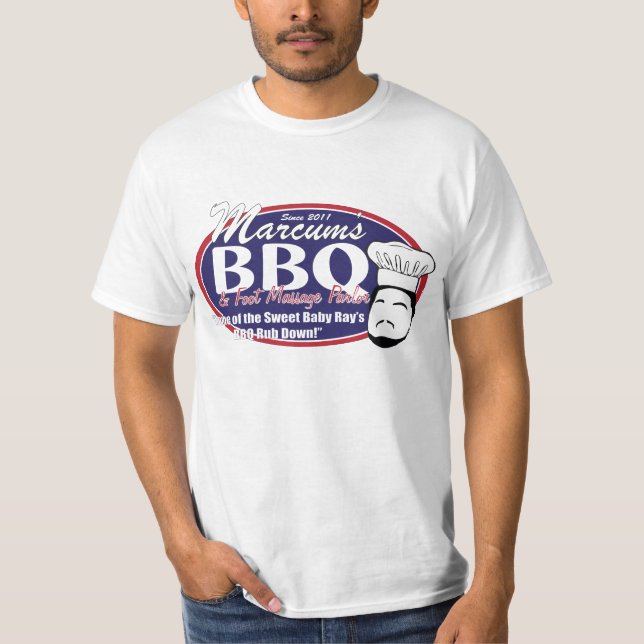 Marcum's BBQ & Foot Massage Parlour Official Tee (Front)