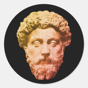 Marcus Aurelius Classic Round Sticker