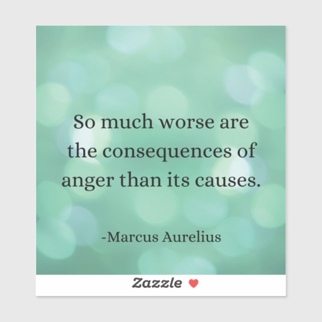 Marcus Aurelius: Conquer Anger, Find Inner Peace (Sheet)