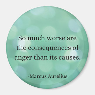 Marcus Aurelius: Conquer Anger, Find Inner Peace Magnet