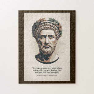 Marcus Aurelius Meditations Quote Illustration Art Jigsaw Puzzle
