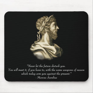 Marcus Aurelius Quote Mouse Pad