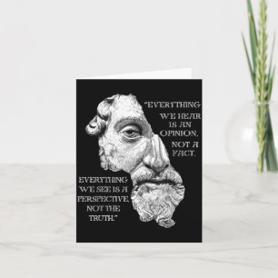 Marcus Aurelius Stoic Philosophy Novel Philosopher Card