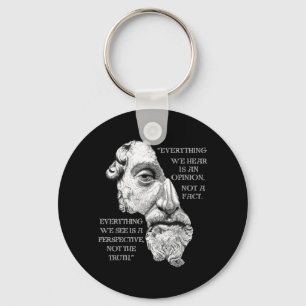 Marcus Aurelius Stoic Philosophy Novel Philosopher Key Ring