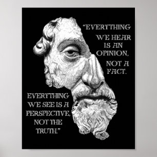 Marcus Aurelius Stoic Philosophy Novel Philosopher Poster