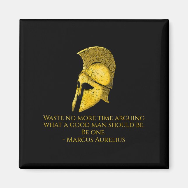Marcus Aurelius - Stoic Philosophy Quote On Being  Magnet (Front)