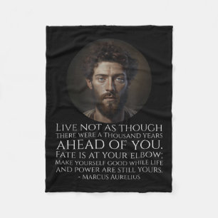 Marcus Aurelius Stoicism - Roman Stoic Philosophy  Fleece Blanket