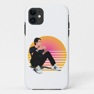 Marcus Baker retro vibe 90s Case-Mate iPhone Case