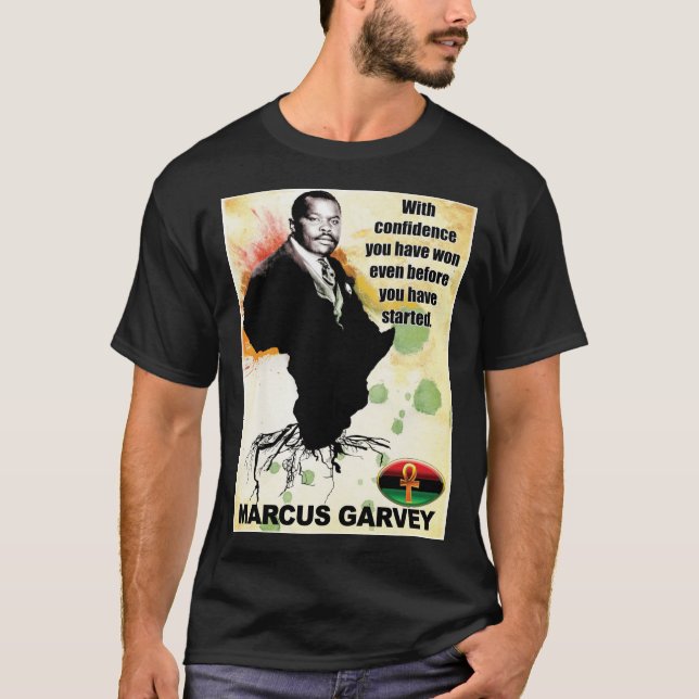 Marcus Garvey Black Tshirt (Front)