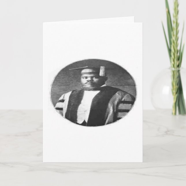 Marcus Garvey greeting card (Front)