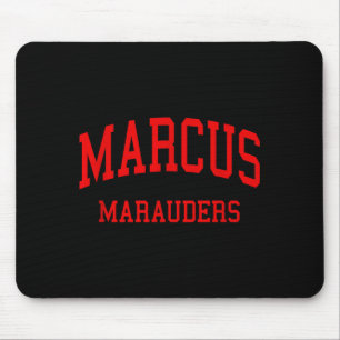 Marcus high school hs flower mound tx retro  mouse pad