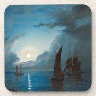 Marcus Larson hav-i-mansken-1848.water boat nature Coaster