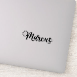 Marcus Name - Handwritten Calligraphy