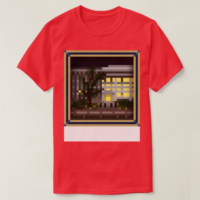 Marcus Nanotechnology Building GEORGIA TECH BORDER T-Shirt (Design Front)