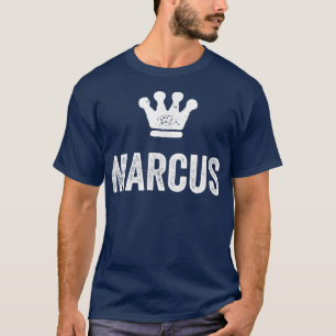 Marcus the King  Crown & Name Design for Men Calle T-Shirt