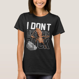 Marcus The Worm I Don't Like This Rock Funny Meme T-Shirt