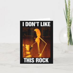 Marcus The Worm Meme Robert I Don't Like This Rock Card