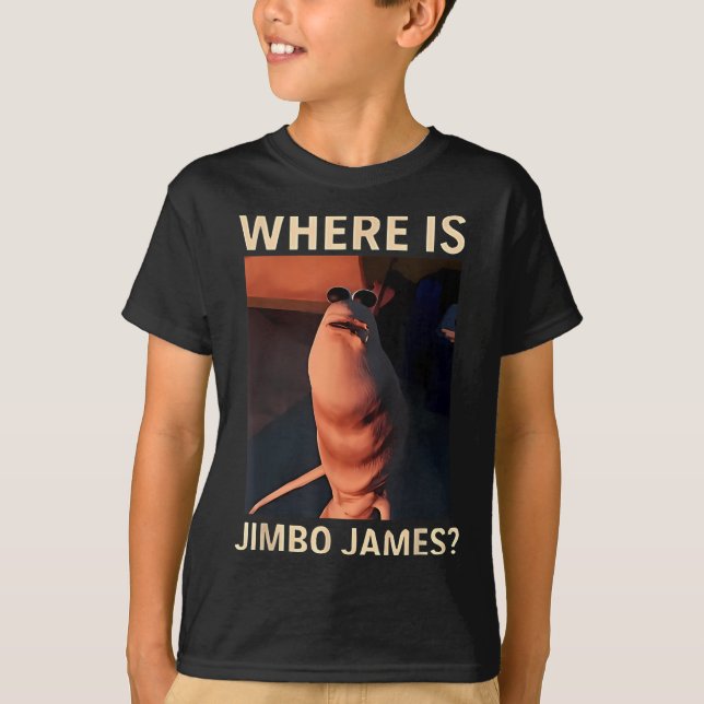 Marcus The Worm Where Is Jimbo James Funny Meme  T-Shirt (Front)
