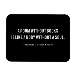 Marcus Tullius Cicero Books Quote Magnet