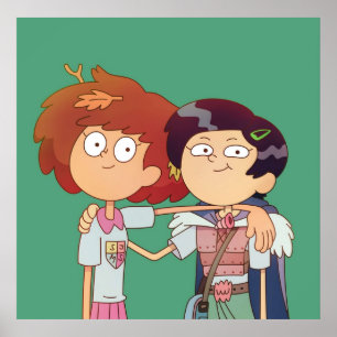 Marcy and Anne Amphibia Poster