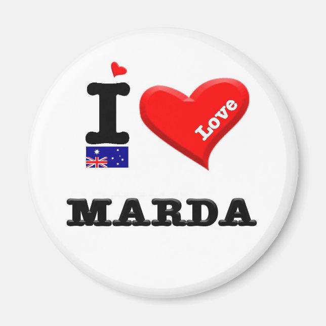 MARDA - I Love Magnet (Front)