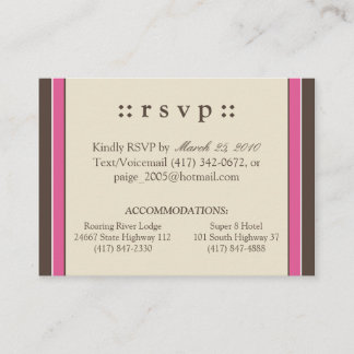 ::mardeanna:: Simply Elegant 3.50x2.5" RSVP Card