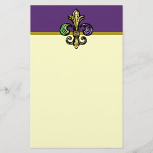 Mardi Fleur de Gras Stationery