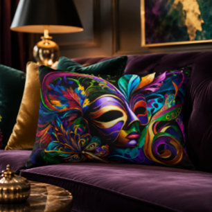 Mardi Gras 16x12 Accent Pillow
