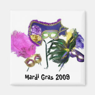 Mardi Gras 2009 Magnets