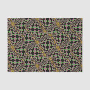 Mardi Gras 2017 Purple, Green and Gold Argyle Tissue Paper