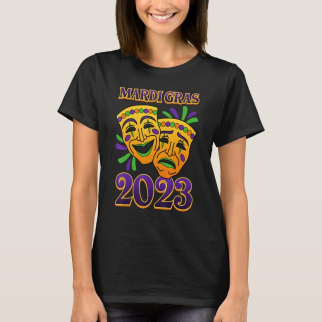 Mardi Gras 2023 Costume Party New Orleans Fun Matc T-Shirt (Front)