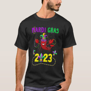 Mardi Gras 2023 Crawfish New Orleans Beads Carniva T-Shirt