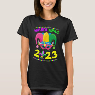 Mardi Gras 2023 Jester Outfit New Orleans Carnaval T-Shirt