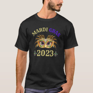 Mardi Gras 2023 Mardi Gras Masquerade Mask Costume T-Shirt