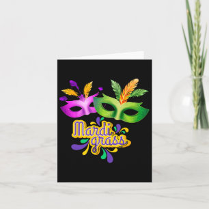 Mardi Gras 2024 Jester Outfit Kids Girls Boys Men Card