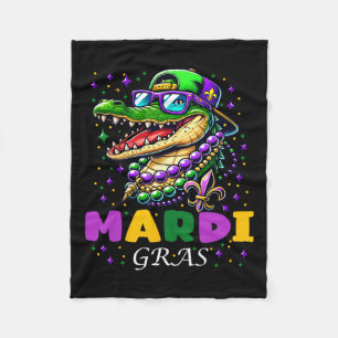 Mardi Gras 2025 For Men Woman Kids Fleece Blanket