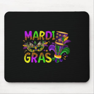 Mardi Gras 2025 Jester Outfit Kids Girls Boys Men Mouse Pad