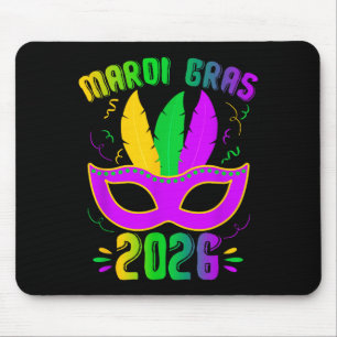 Mardi Gras 2026 Family Matching Happy Mardi Gras M Mouse Pad