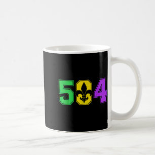 Mardi Gras 504 Nola New Orleans Louisiana La Coffee Mug