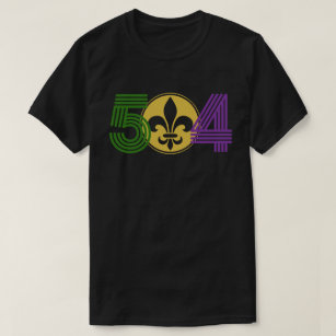 Mardi Gras 504 T-Shirt