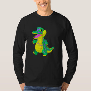 Mardi Gras Alligator Masquerade Carnival Costume M T-Shirt