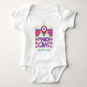 Mardi Gras Arch, Galveston, Texas Baby Bodysuit