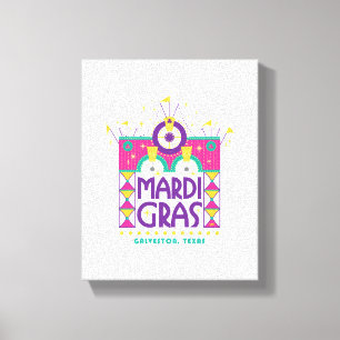 Mardi Gras Arch, Galveston, Texas Canvas Print