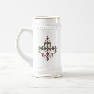 Mardi Gras Argyle Mug